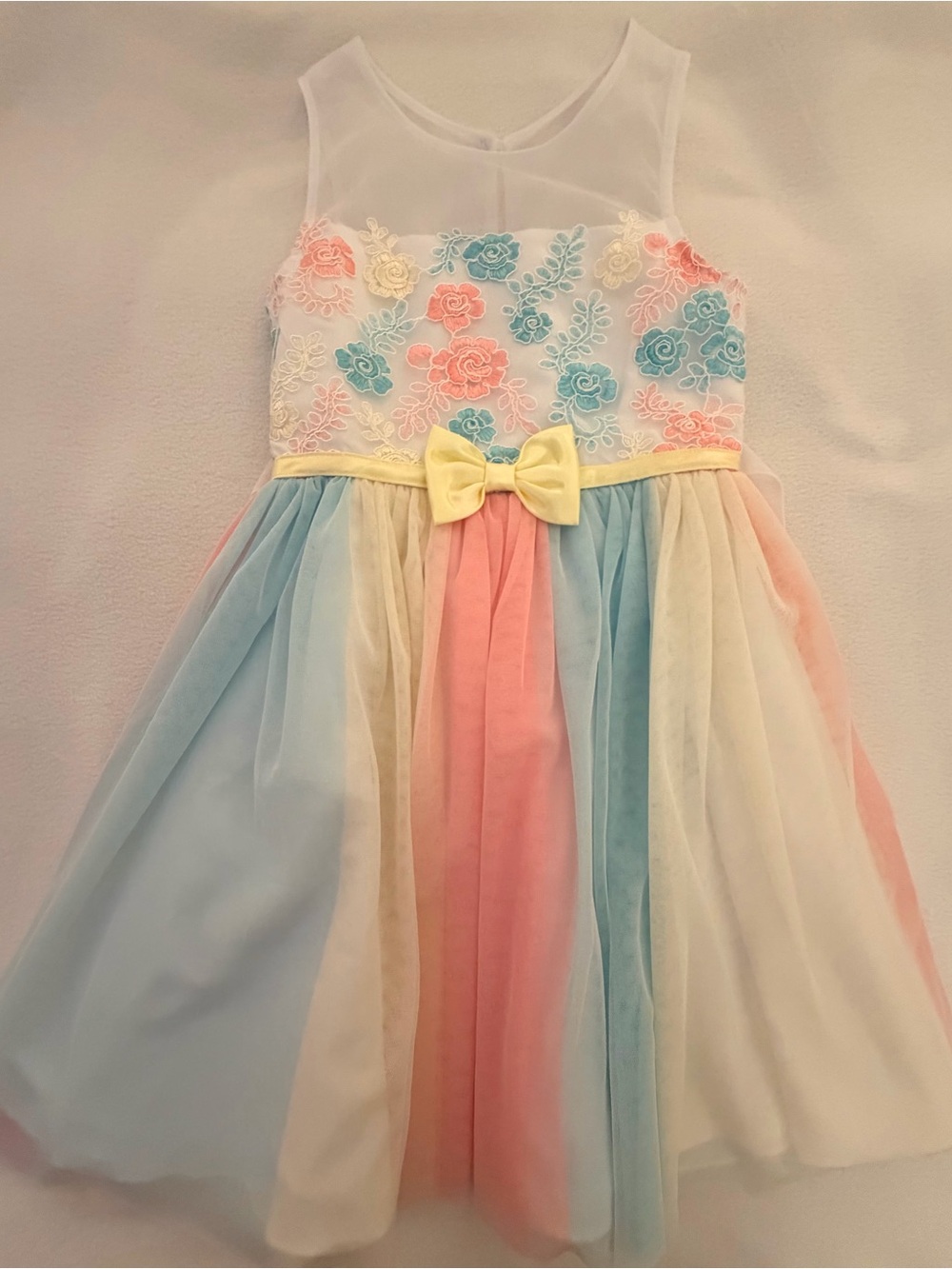 Jona Michelle Floral Tulle Dress